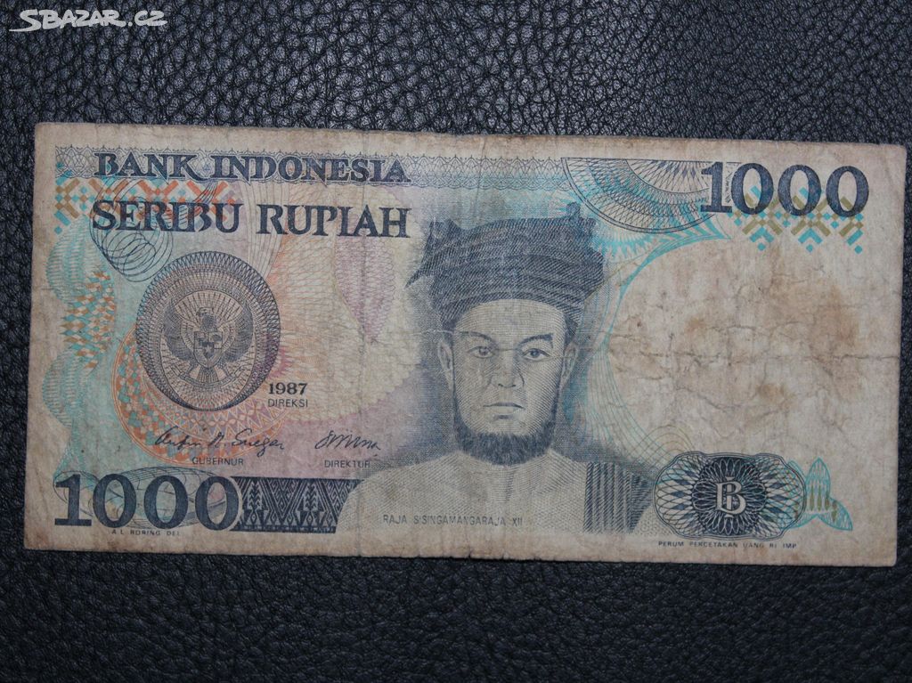 Indonésie 1000 Rupií 1987