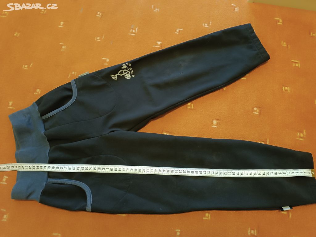 Softshellové zateplené kalhoty Unuo vel.122-128