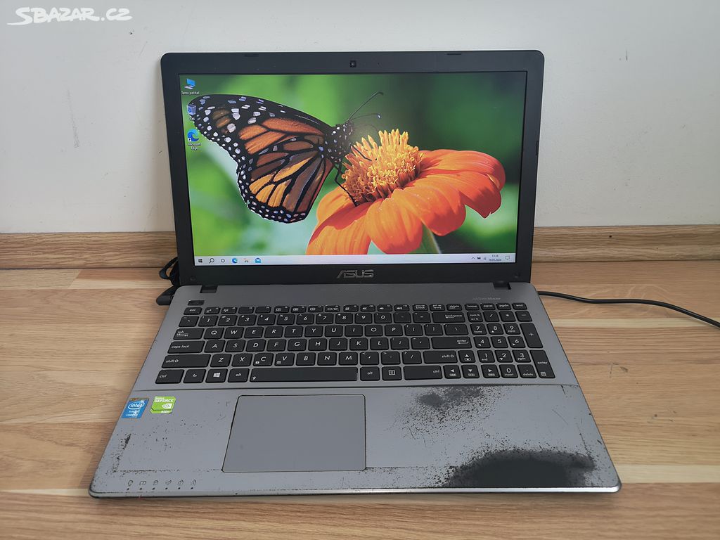 Notebook Asus X550L - nefunkční klávesnice