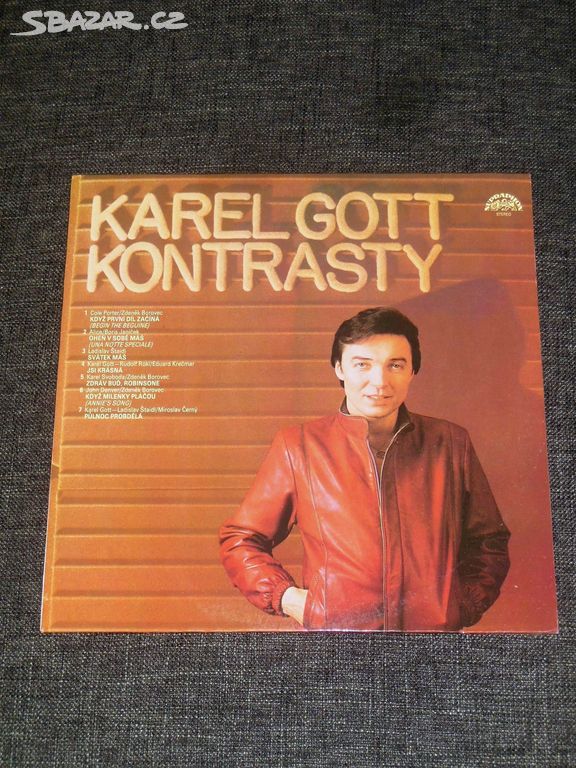 LP Karel Gott - Kontrasty (1982) / TOP STAV /