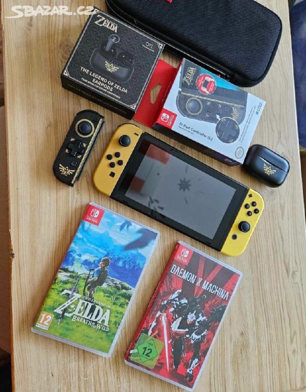 Nintendo Switch-Pikachu & Eevee Edice Zelda hry