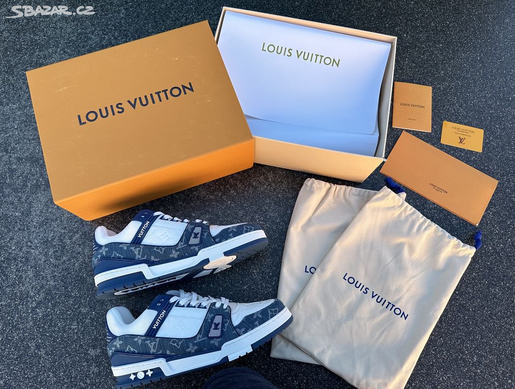 Louis Vuitton tenisky riflove Komplet balenie