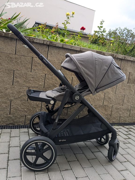 Kočárek Cybex Gazelle S Black 2022 + příslušenství