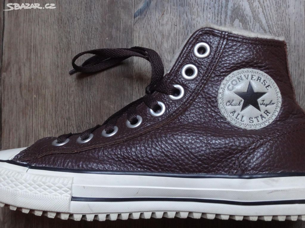 Zimní kožené Converse vel.39,5