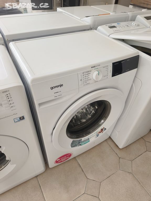 Krásná pračka Gorenje WE62S3, 6kg, A+++, 1200ot