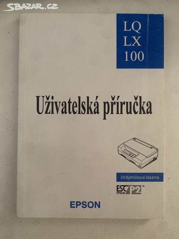 EPSON LQ/LX 100 uživatelská příručka