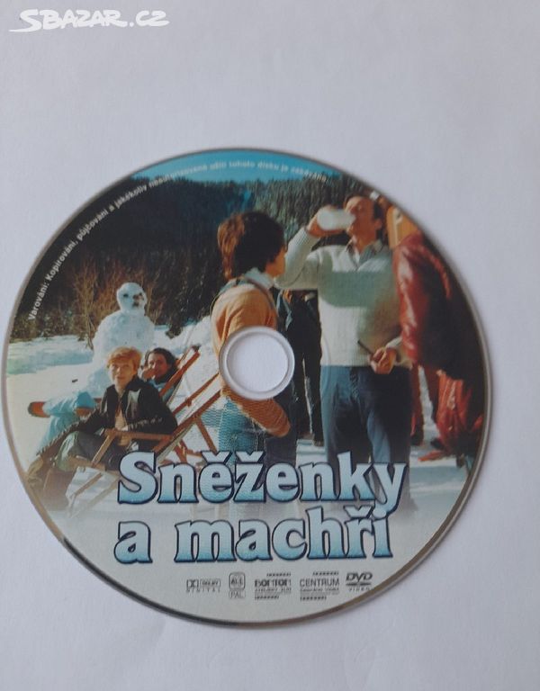 Dvd film SNĚŽENKY A MACHŘI 1 a 2. 2 dvd