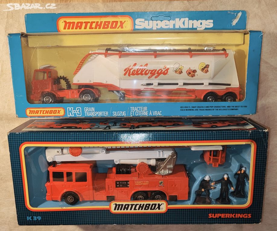 Prodám staré modely Matchbox Super Kings