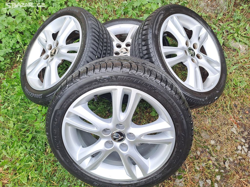 Alu kola 5x100 Škoda Fabia, Roomster 205/45 R16