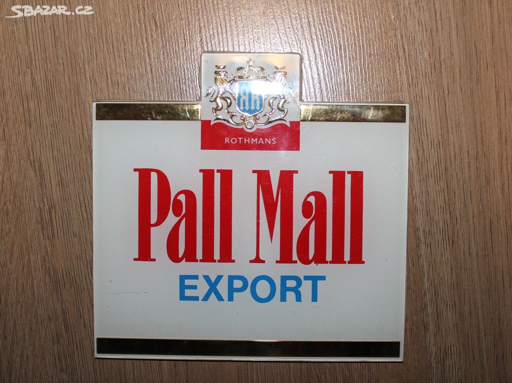 vintage reklamní cedule Pall Mall cigarett