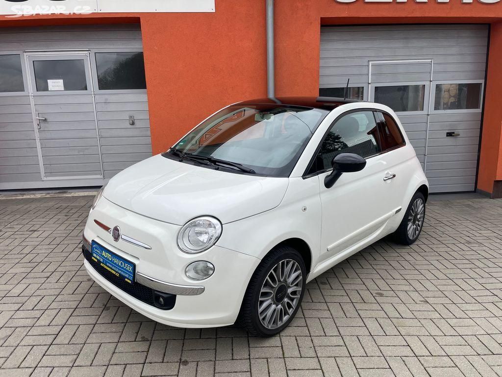 Fiat 500, 1.2 51KW automat,kůže,panorama