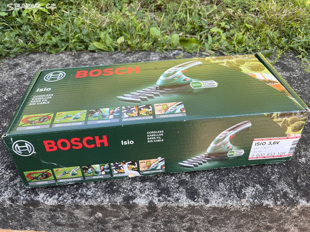 Bosch Isio zastřihovač. AKU. 3,6 V. Cena s poštou.