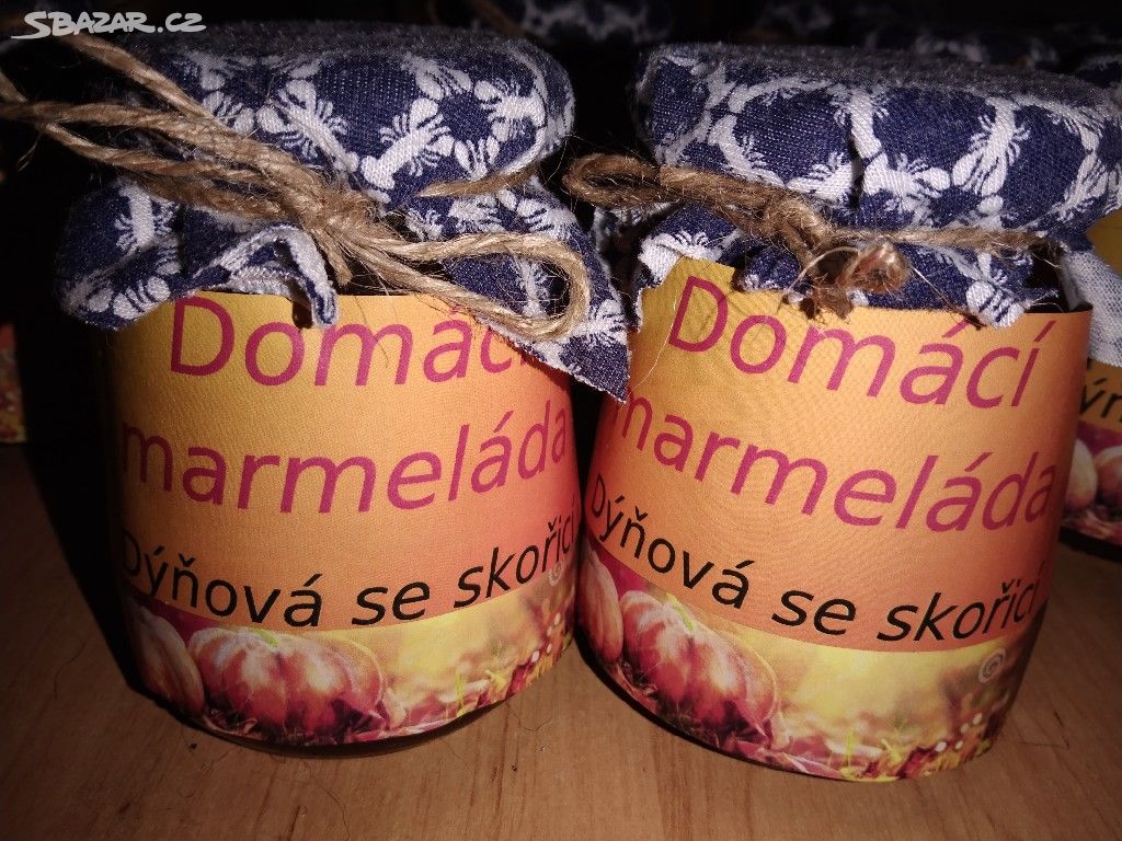 Dýňová marmeláda se skořicí 200 ml