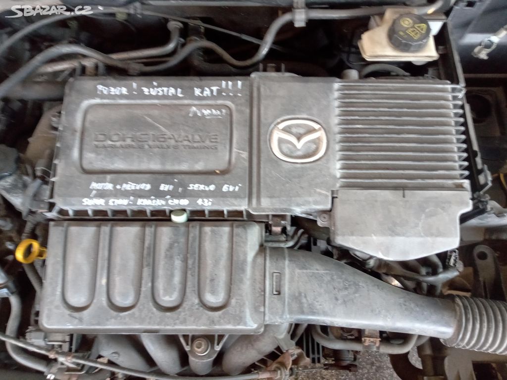 MOTOR MAZDA 3, 1,3i, 62KW, kód ZJ