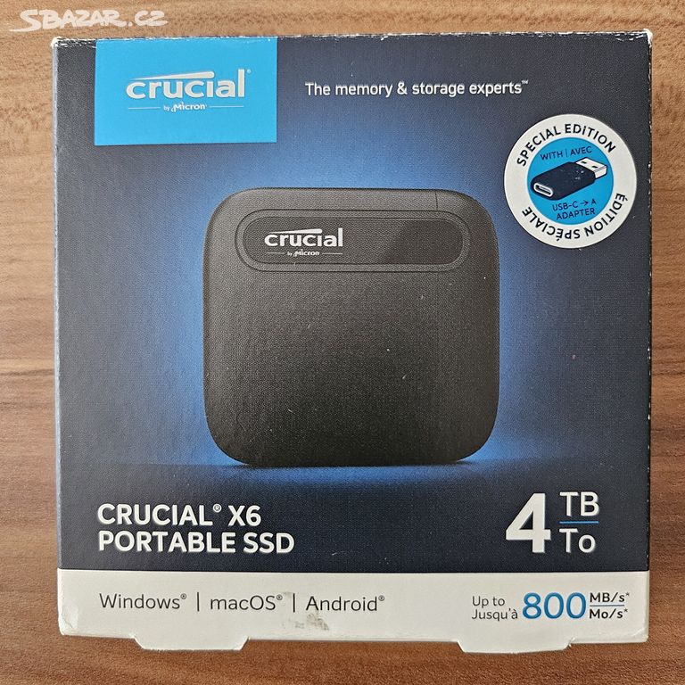 Crucial X6 4TB Portable SSD