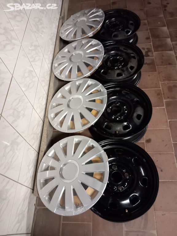 Prodám plechové disky 5x14" 4x100 ET46 54