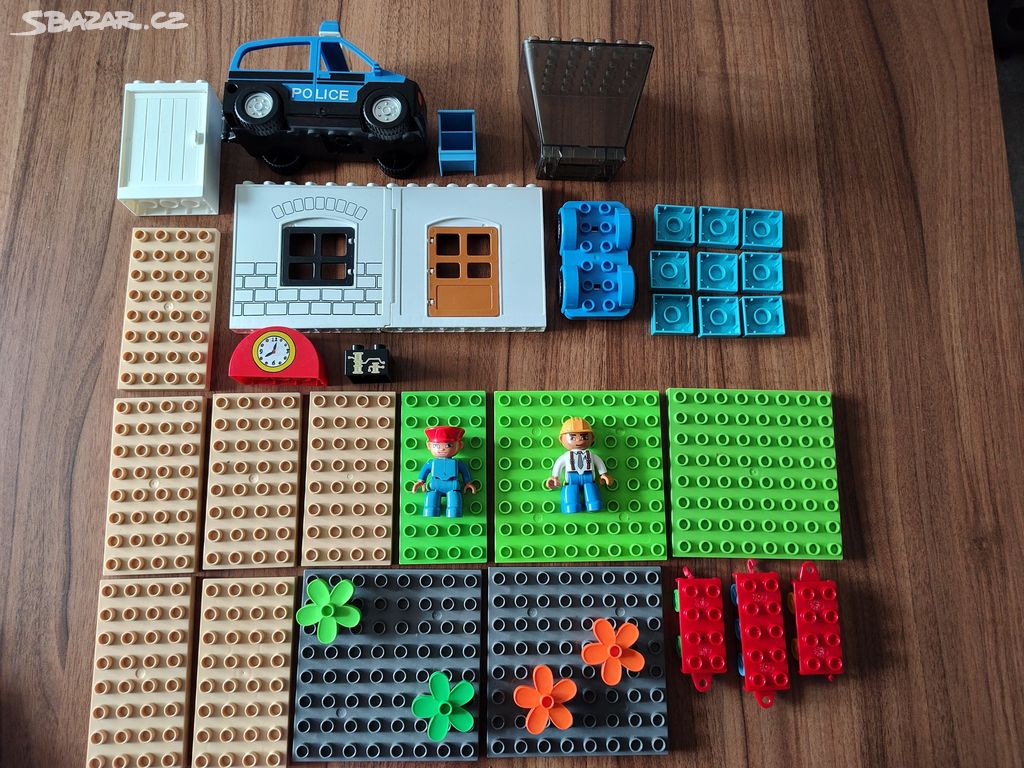 Mix policie, podložky kompatibilní s lego Duplo