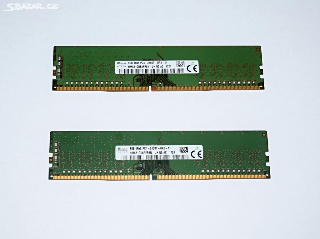 Paměť HYNIX 8GB DDR4 PC4 2400MHz HMA81GU6AFR8N