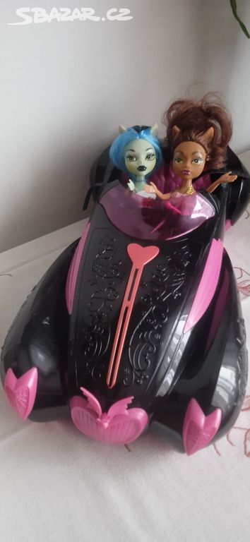 barbie auto + sezení PRO PANENKY