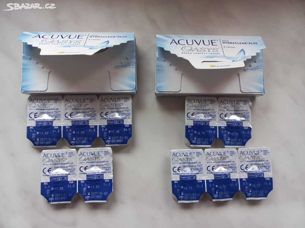 Kontaktní čočky Acuvue Oasys, hydraclear