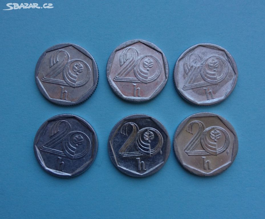 Mince 20 Haléř 1993 až 2000