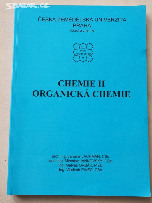 skripta čzu Organická chemie (Lachman)