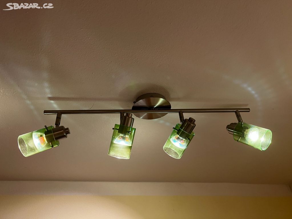 4bodové světlo se zelenými. cylindry vč úspor. LED