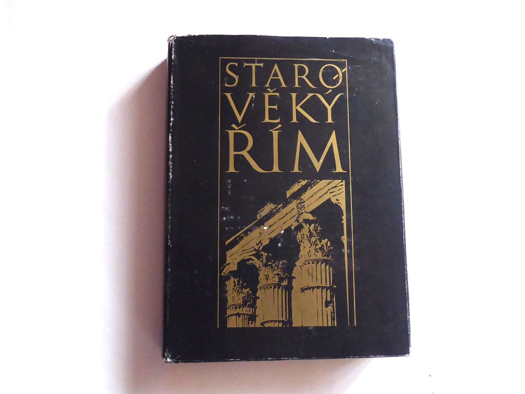 B079_ Starověký Řím, 1976, retro, kniha