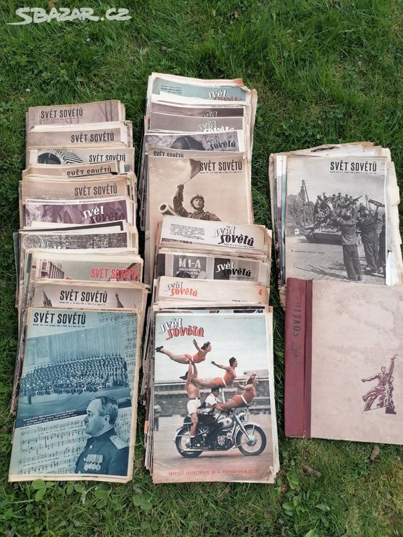 Retro časopisy Svět sovětů r. 1945-1949