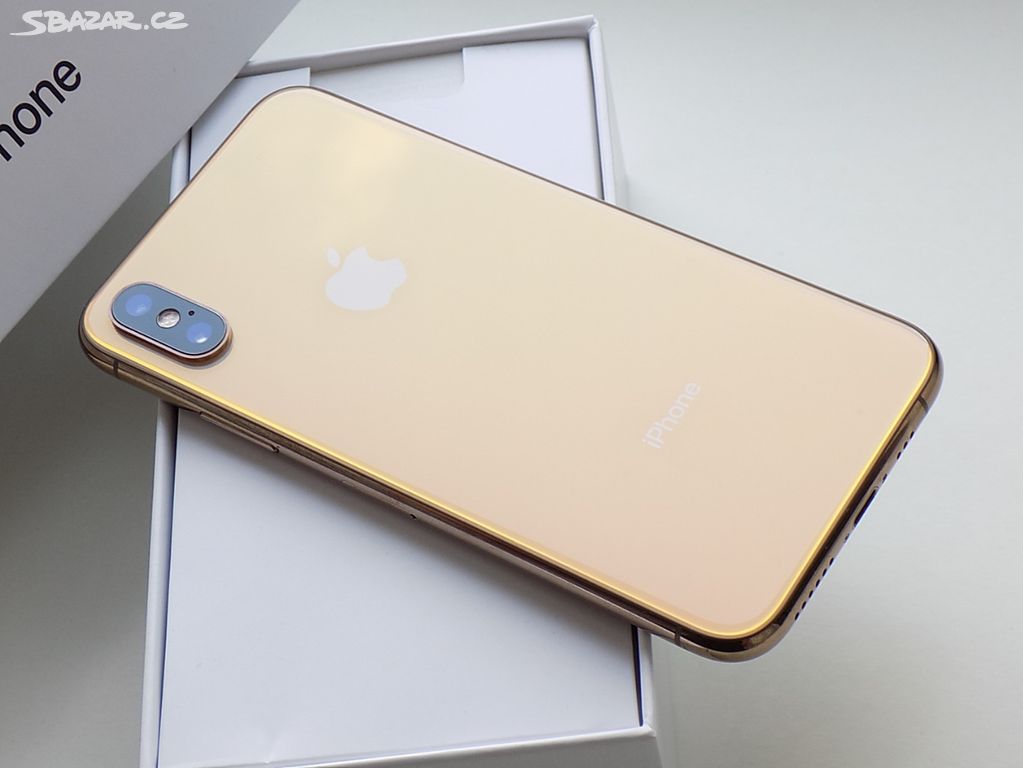 APPLE iPhone XS 64GB Gold - ZÁRUKA - JAKO NOVÝ