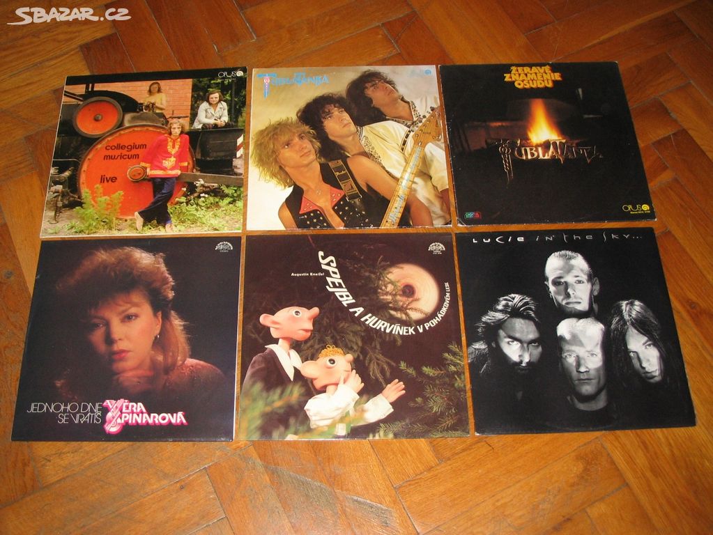 LP vinyly = Whitesnake, Věra Špinarová atd.