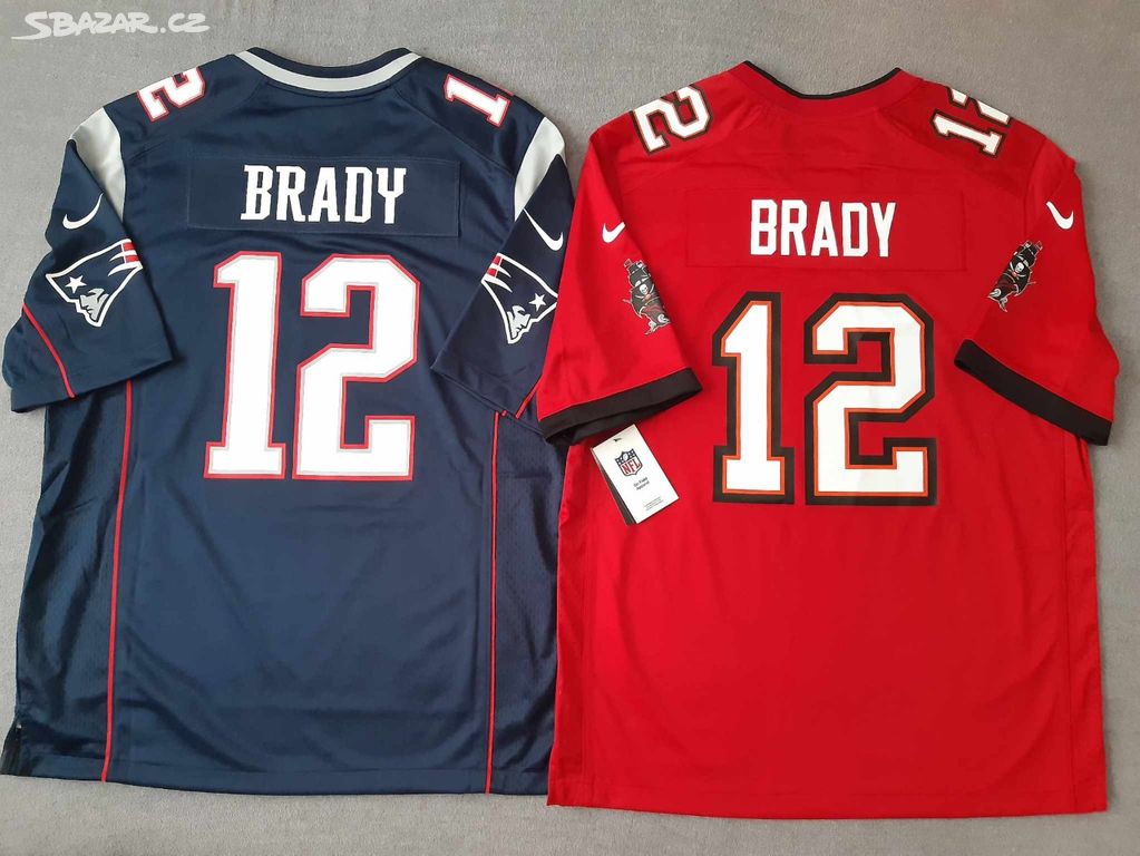 Fotbalový dres NFL Tom Brady New England, Tampa