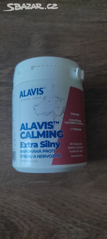 Prodám pro psy ALAVIS Calming Extra Silný, 30 tbl