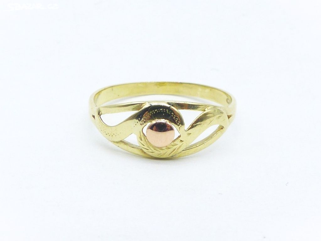 Zlatý prsten 1,45g vel.54+500 šperků klik: další -