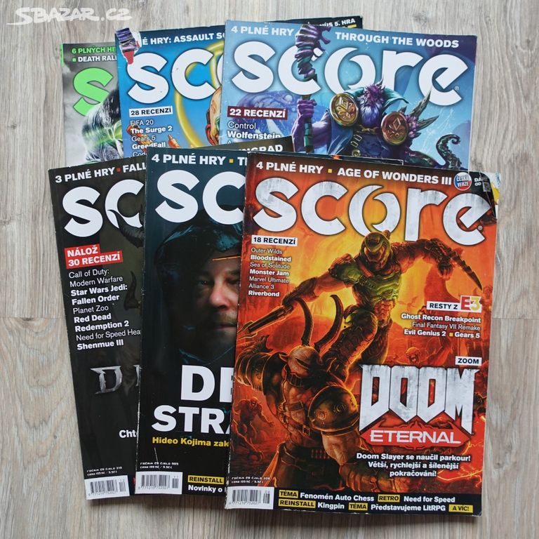 Časopis Score - 6 kusů