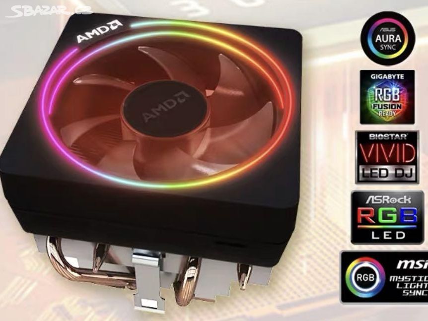 Chladič AMD Wraith Prism RGB LED