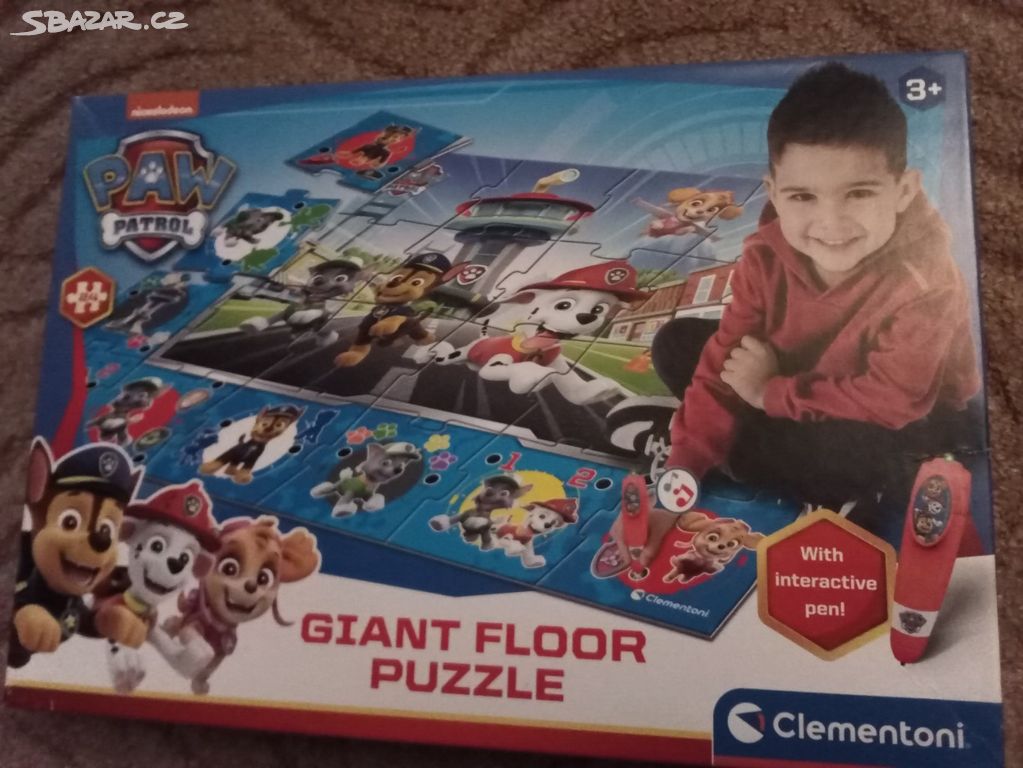 Giant Floor Puzzle - Tlapková patrola 3+