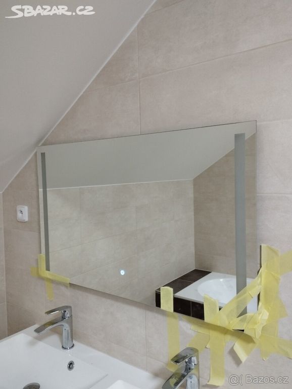 zrcadlo koupelnové SIKO s LED osvětlením 120 x 70