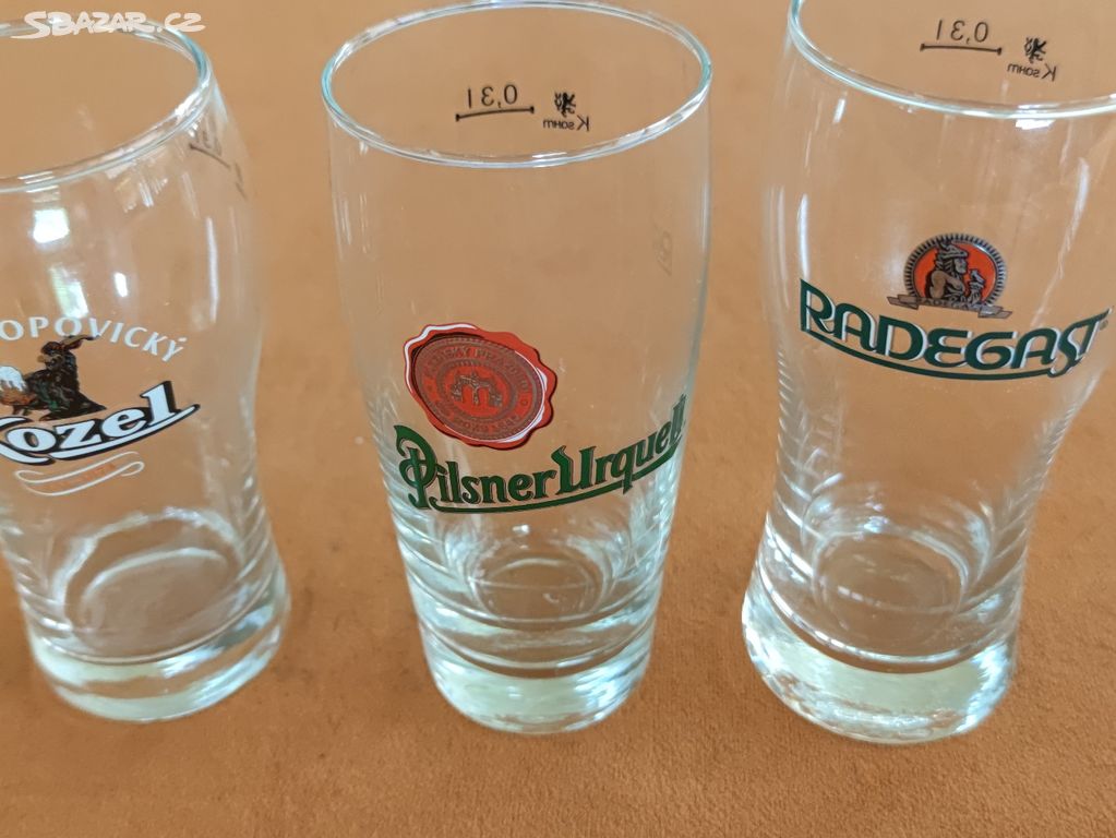 Pivní sklo Pilsner Urquel