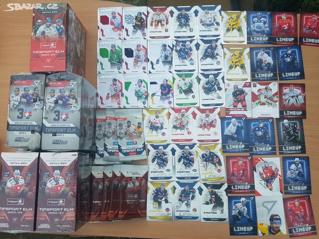 Sportzoo hokej retail box,game jersey,karty