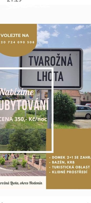 UBYTOVÁNÍ TVAROŽNÁ LHOTA