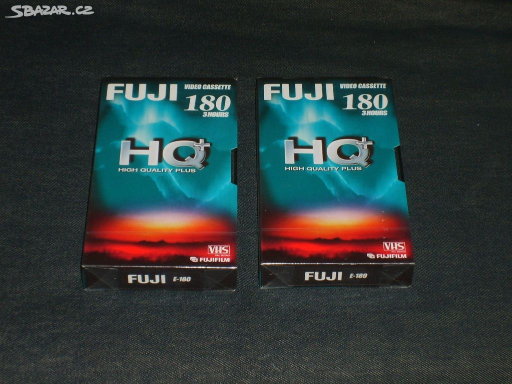 Videokazeta VHS Fuji HQ E180 nová nerozbalená.