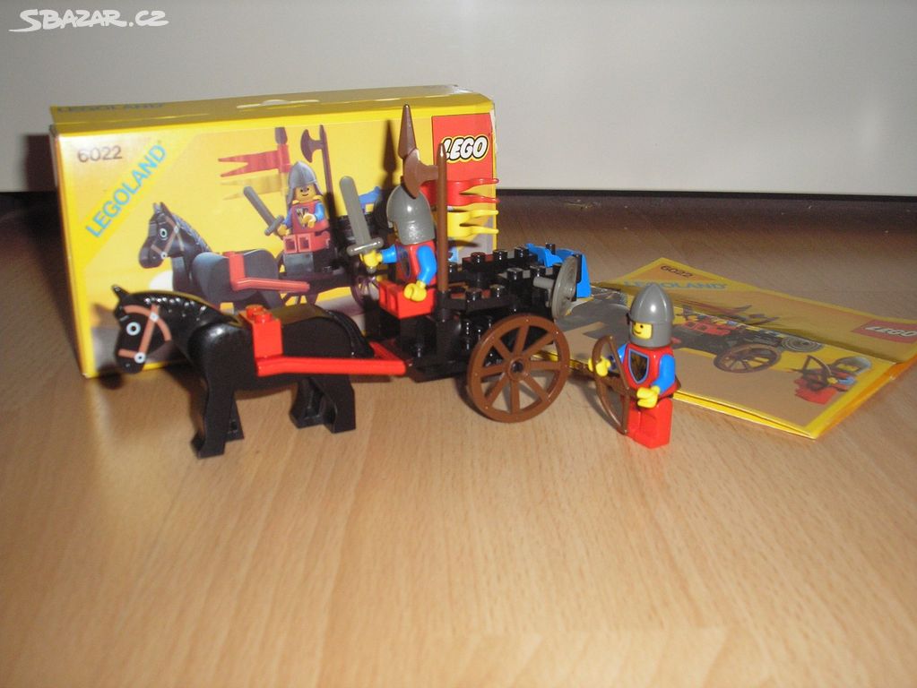 Lego hrady set 6022 s návodem a boxem
