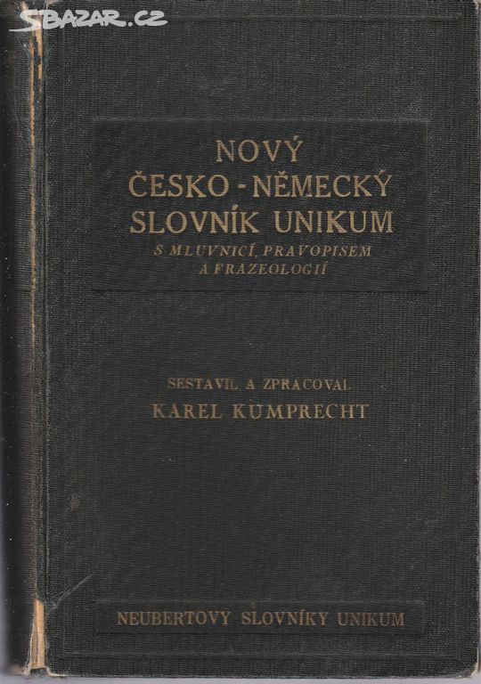 Nový česko-německý slovník Unikum