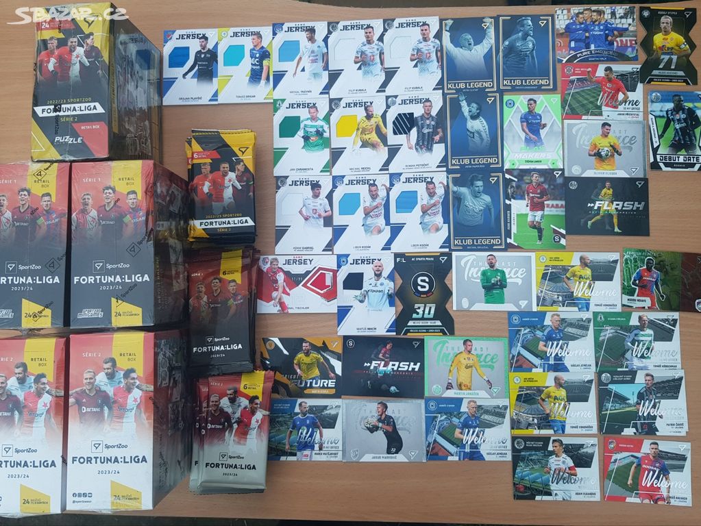 Sportzoo fotbal retail box,game jersey,karty