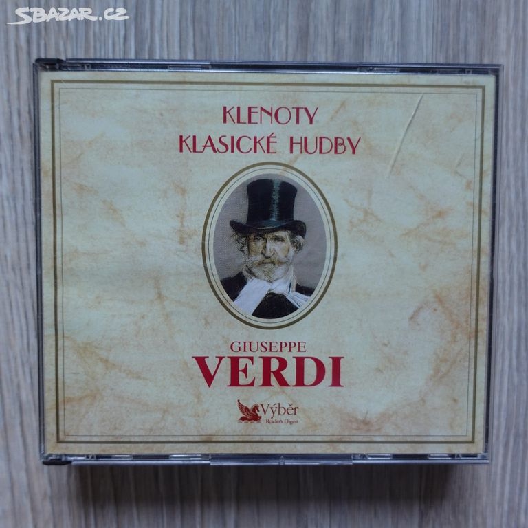 3 CD set - Giuseppe Verdi - Klenoty klasické hudby