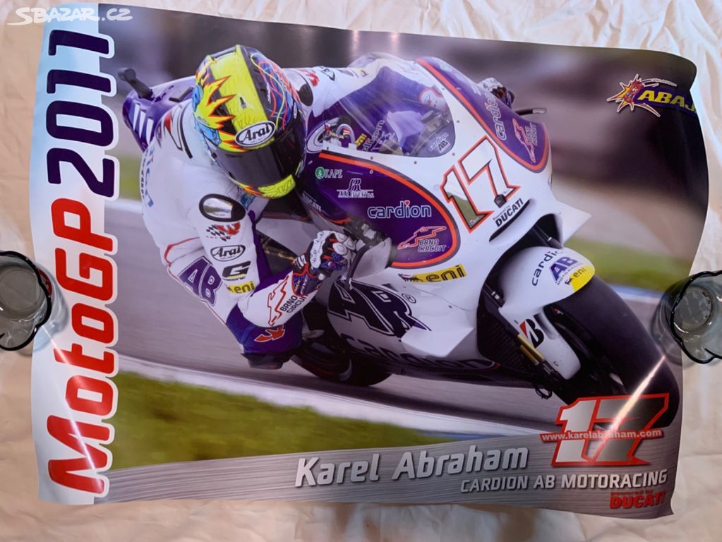 Karel Abraham - MotoGP 2011 - plakát