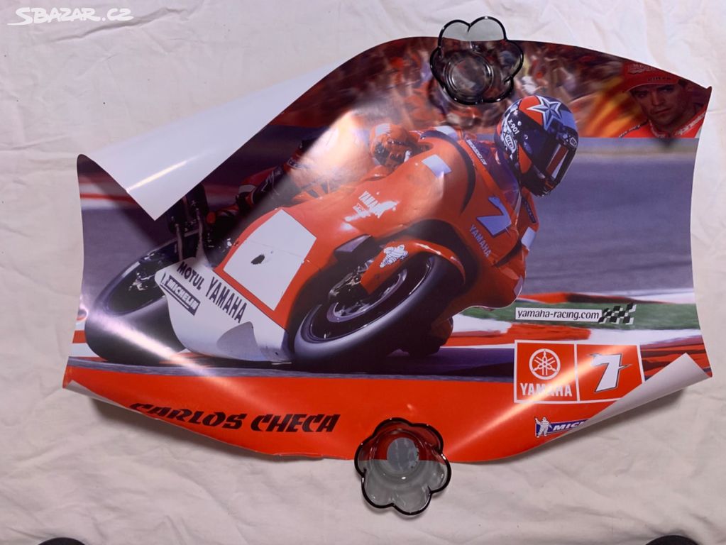 Carlos Checa - Yamaha racing - motoplakát
