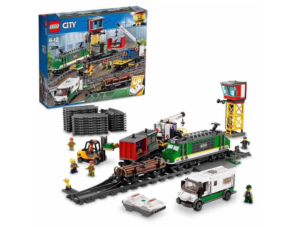 Lego 60198 + koleje a výhybky!