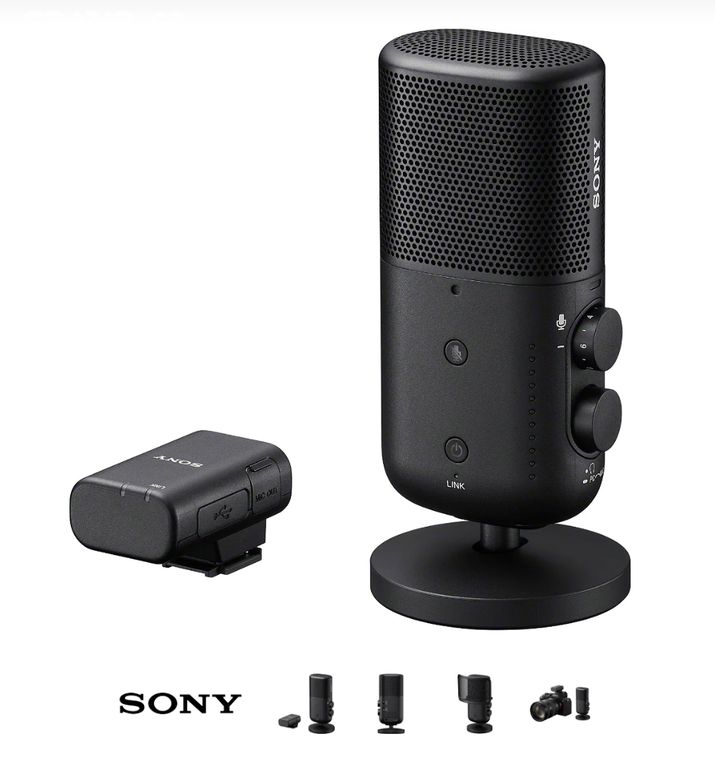 Sony ECM-S1  - Mikrofon Stolní - Podcast